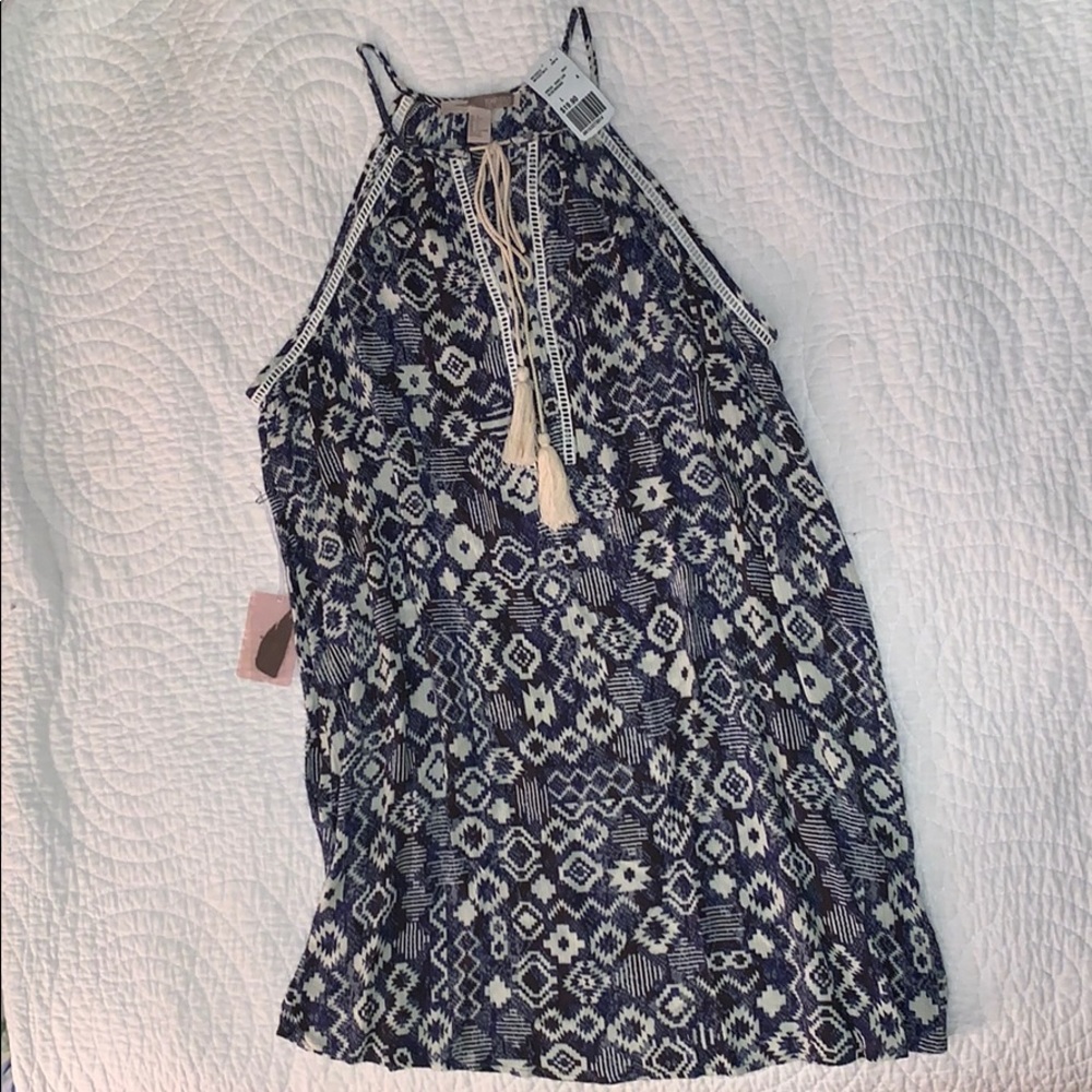 🆕 Blue Patterned Dress 👗
